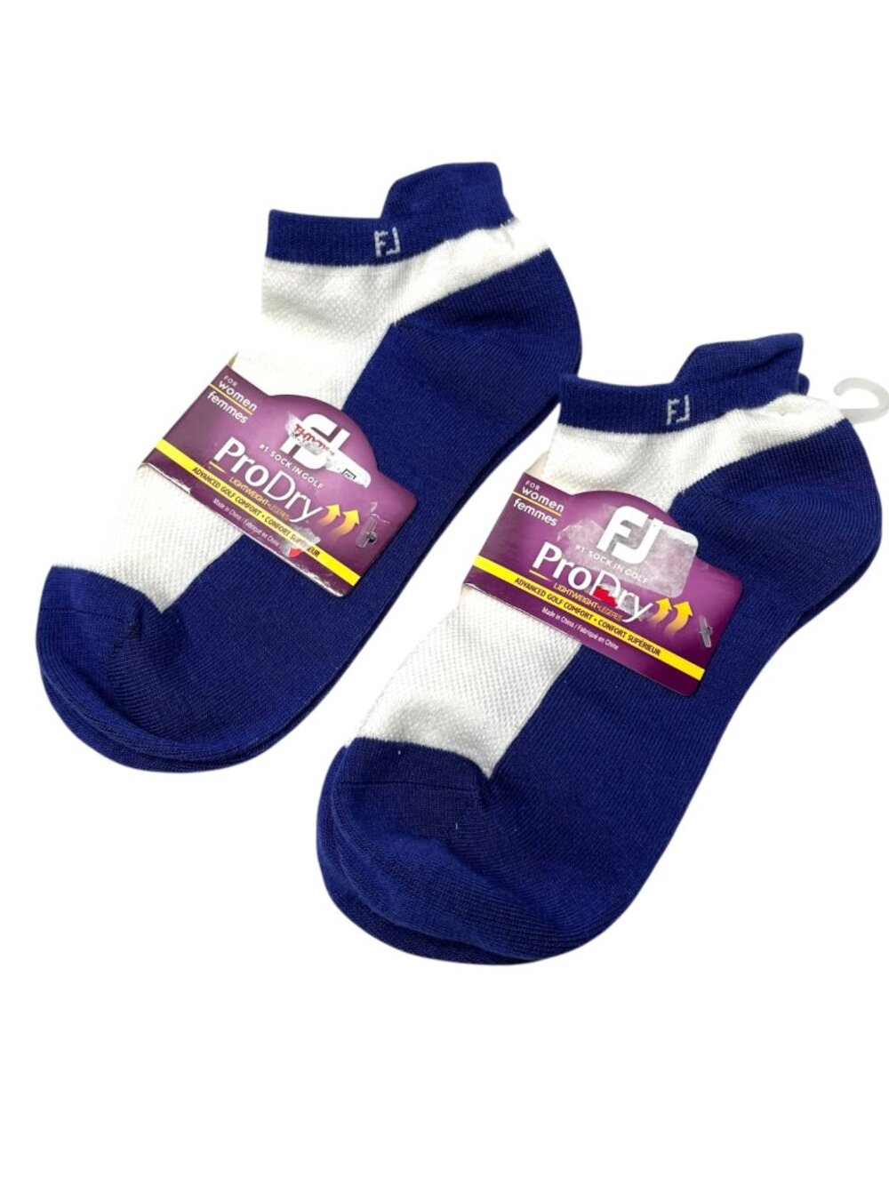 Footjoy Womens Purple White ProDry Golf Socks 7-9